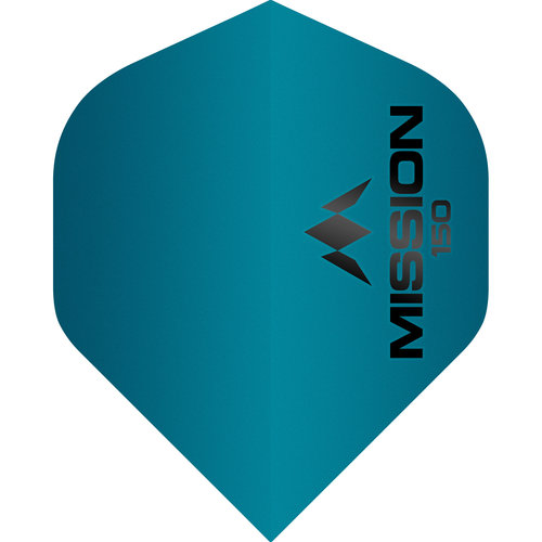 Mission Mission Logo Std NO2 - Blue - 150 Micron - Dart Flights