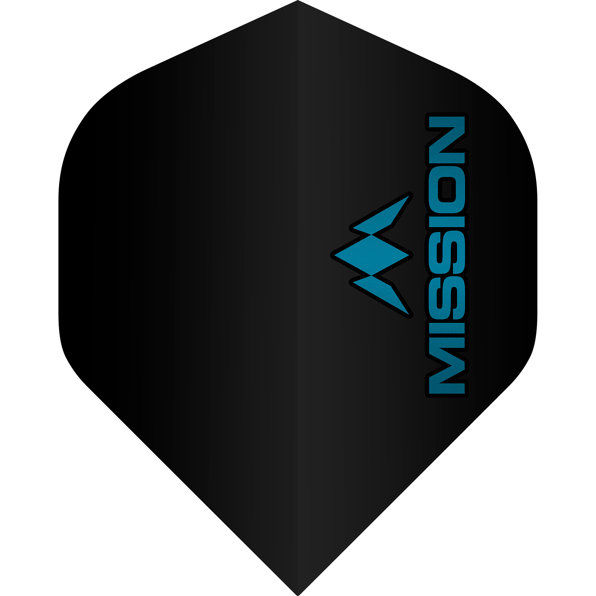 Mission Logo Std No2 Black & Blue - Dartshopper.de
