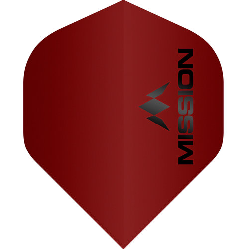 Mission Mission Logo Std NO2 Matte Red - Dart Flights