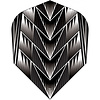 Shot Shot Branded Std.6 Tribal Weapon Black - Dart Flights