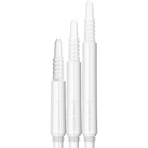 8 Flight 8 Flight Regular White Fixed - Dart Shafts