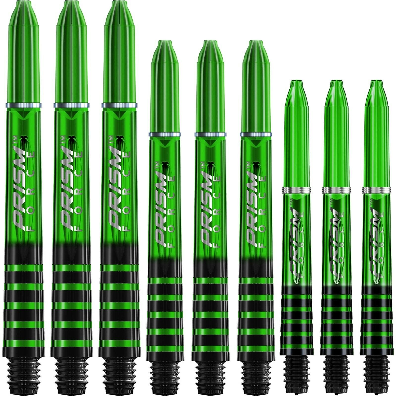 Winmau Prism Force Green Dart Shafts