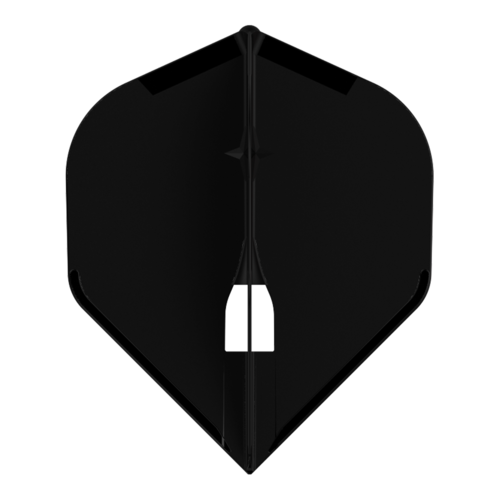 L-Style L-Style Champagne Flight L1 Standard Solid Black - Dart Flights