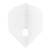 L-Style L-Style Champagne Flight L3 Shape Solid White - Dart Flights