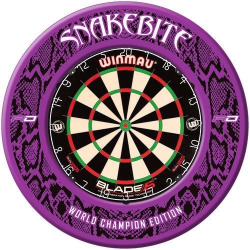 Red Dragon Red Dragon Peter Wright Snakebite World Champion 2020 Dartboard Surround