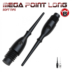 BULL'S Mega Point Softdart Spitzen Long 1000 Stück