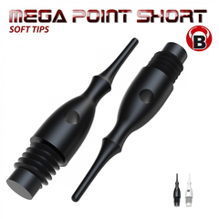 BULL'S Mega Point Softdart Spitzen Short 1000 Stück