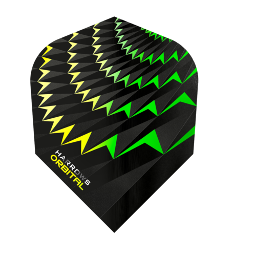 Harrows Harrows Orbital Yellow/Green - Dart Flights