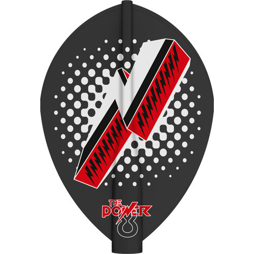 8 Flight 8 Flight Phil Taylor Black Print Pear - Dart Flights