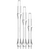 8 Flight 8 Flight Slim Clear Fixed - Dart Shafts