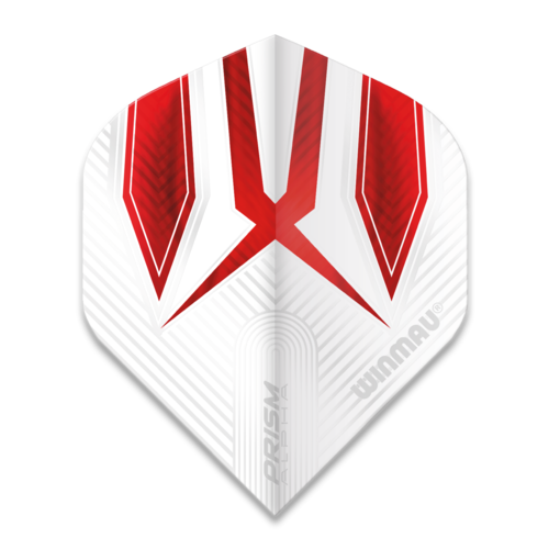 Winmau Winmau Prism Alpha Extra Thick White & Red - Dart Flights