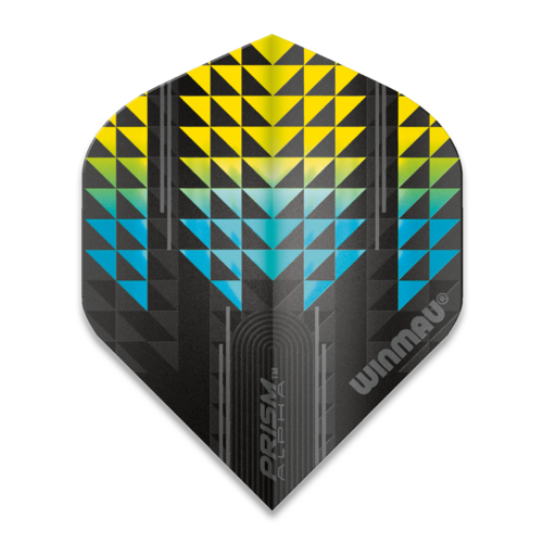 Winmau Winmau Prism Alpha Extra Thick Blue & Yellow - Dart Flights