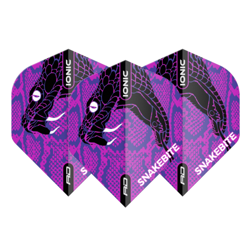 Red Dragon Red Dragon Peter Wright Hardcore Ionic Snakebite Purple Head - Dart Flights