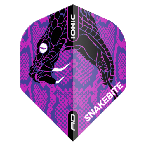 Red Dragon Red Dragon Peter Wright Hardcore Ionic Snakebite Purple Head - Dart Flights