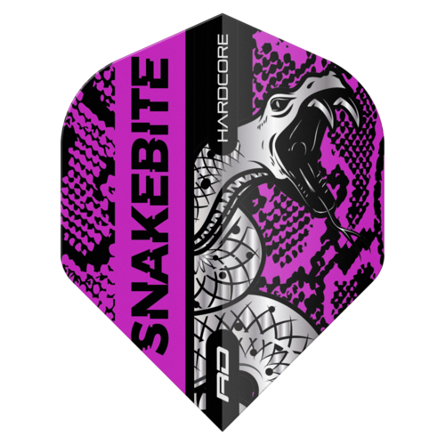 Red Dragon Red Dragon Peter Wright Hardcore Snakebite Coiled Snake Purple - Dart Flights