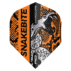 Red Dragon Red Dragon Peter Wright Hardcore Snakebite Coiled Snake Orange - Dart Flights