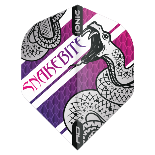 Red Dragon Red Dragon Peter Wright Hardcore Ionic Snakebite Coiled Snake Purple - Dart Flights