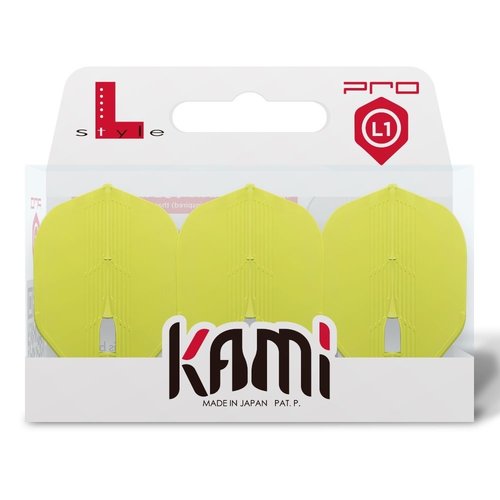 L-Style L-Style Champagne Kami L1 Pro Standard Neon Yellow - Dart Flights