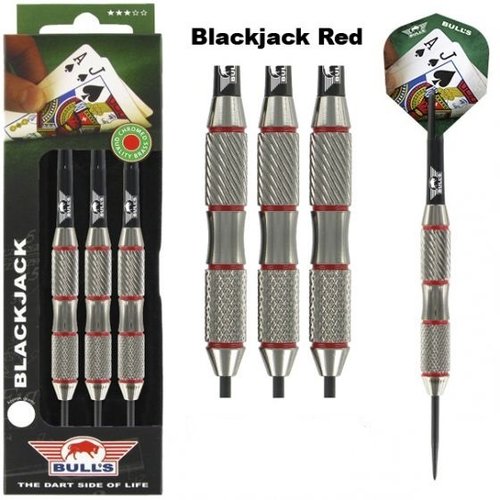 Bull's Bull's Black Jack Brass Red - Steeldarts