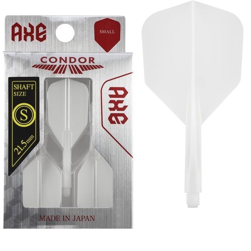 Condor Condor Axe Flight System - Small White - Dart Flights