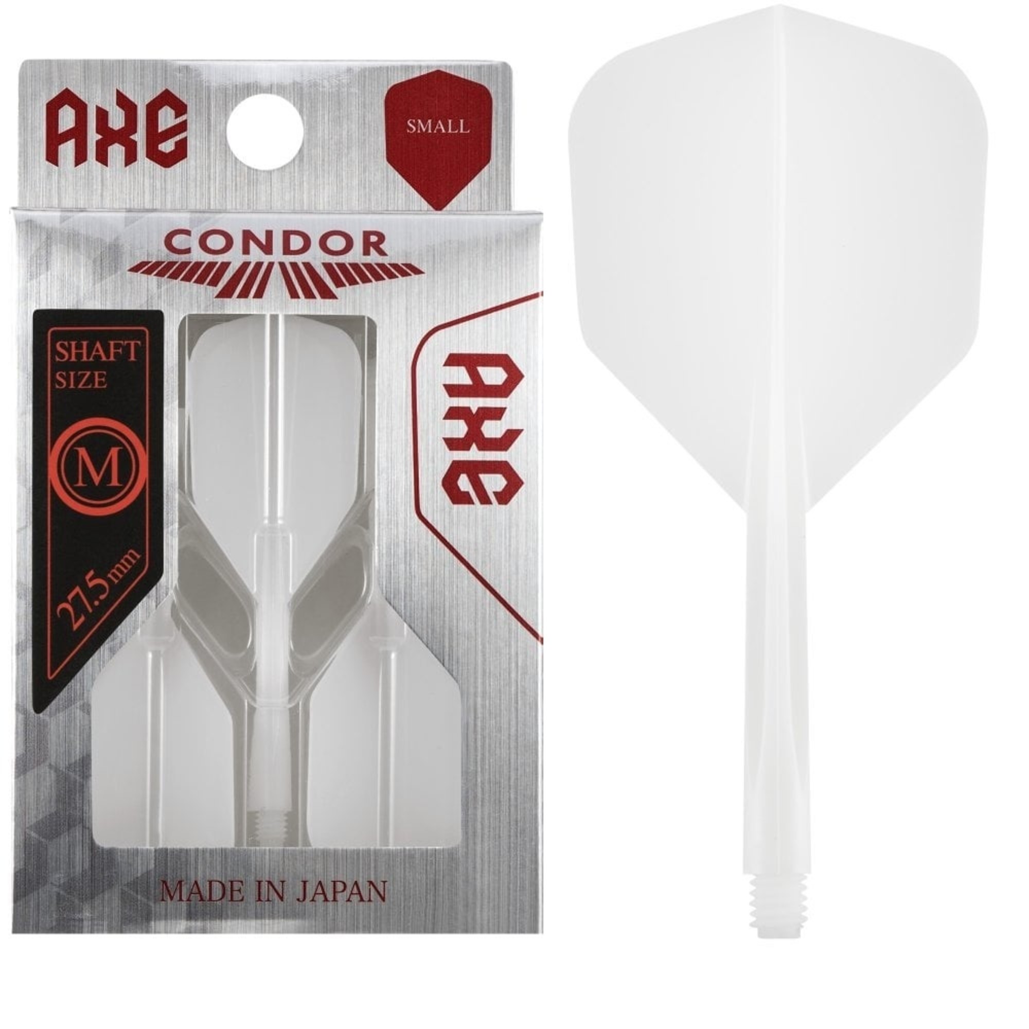 Condor Axe Flight System Small White Dart Flights