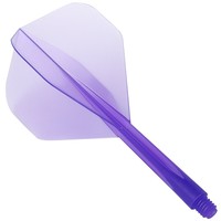 Condor Zero Stress Flight System - Standard Clear Purple - Dart Flights Condor Condor Zero Stress Flight System - Standard Clear Purple - Dart Flights