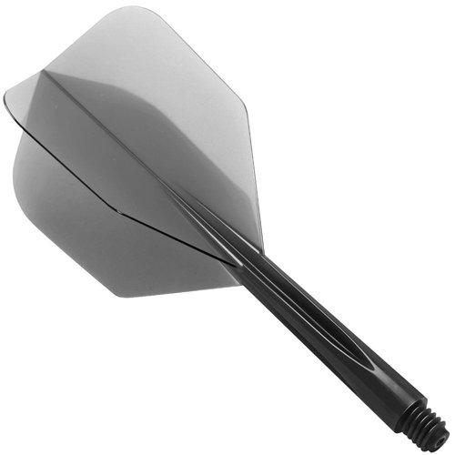 Condor Condor Zero Stress Flight System - Small Clear Black - Dart Flights