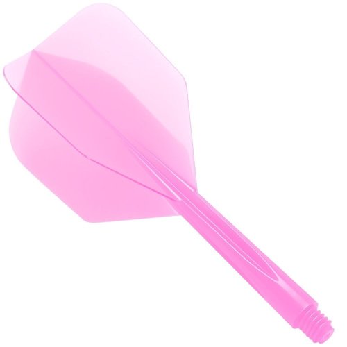 Condor Condor Zero Stress Flight System - Small Clear Pink - Dart Flights