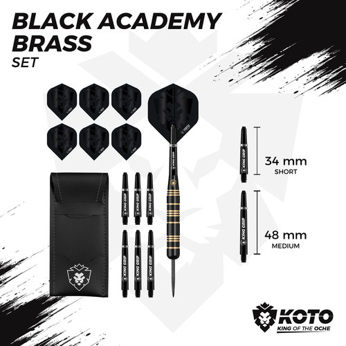 KOTO KOTO Black Academy Brass - Steeldarts