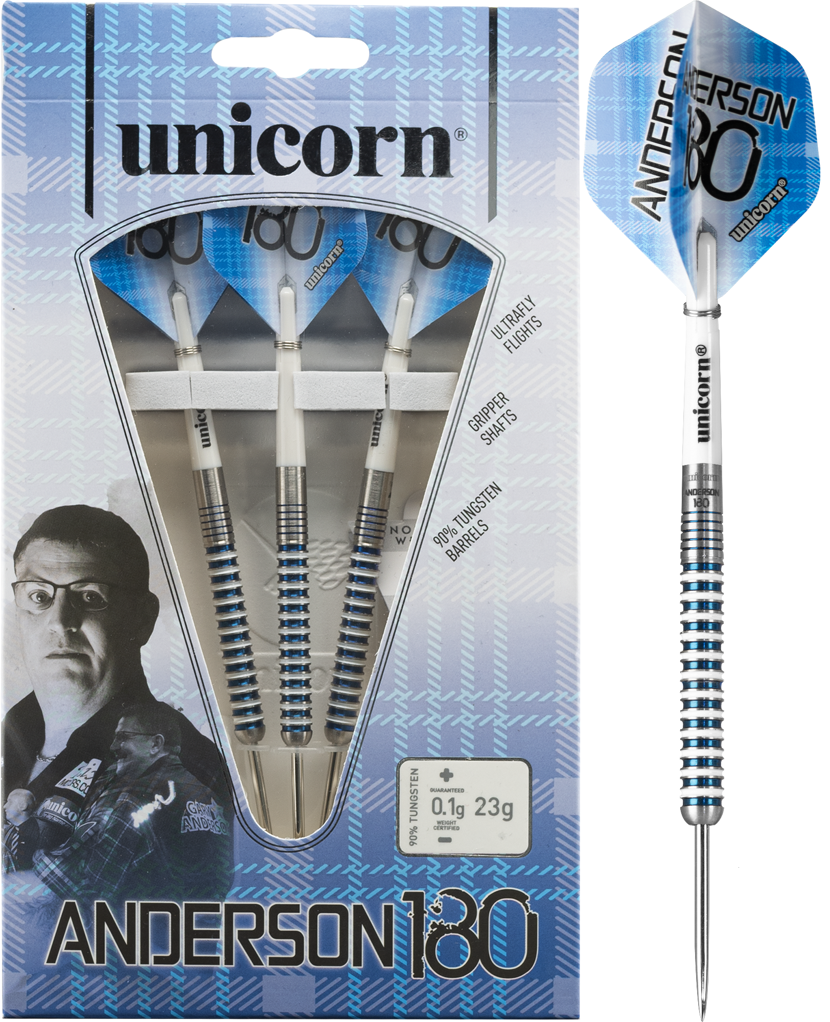 Unicorn Gary Anderson 180 90% - Steeldarts