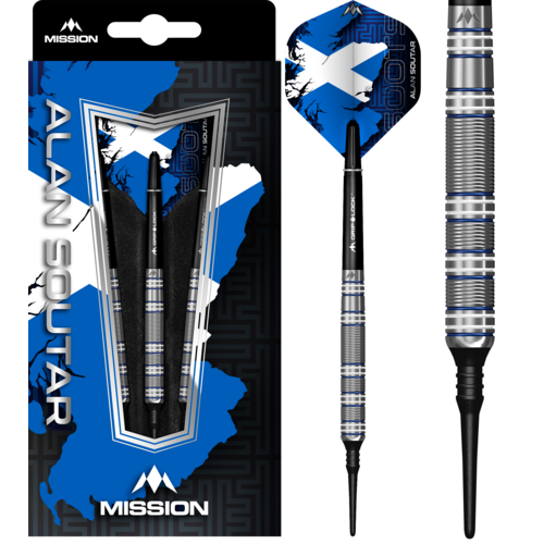 Mission Mission Alan Soutar Blue & White 90% Softdarts