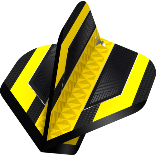 Mission Mission Temple NO2 Black & Yellow - Dart Flights