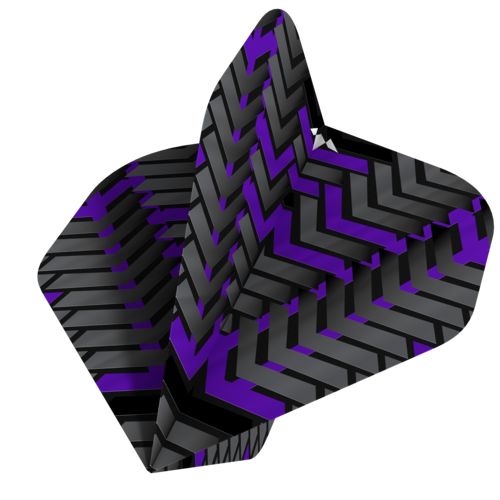 Mission Mission Vex NO2 Black & Purple - Dart Flights