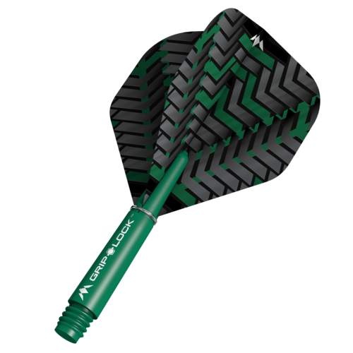 Mission Mission Vex NO2 Black & Green - Dart Flights