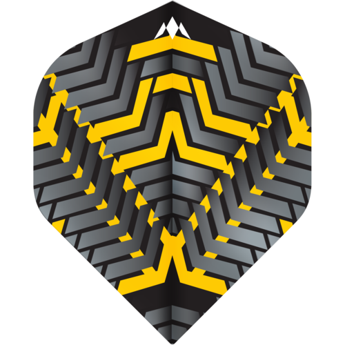 Mission Mission Vex NO2 Black & Yellow - Dart Flights