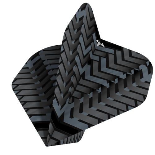 Mission Mission Vex NO2 Black & Grey - Dart Flights