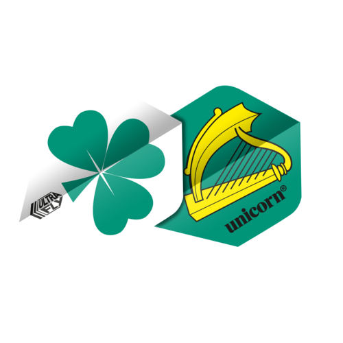 Unicorn Unicorn Ultrafly Shamrock PLUS - Dart Flights