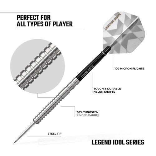 Legend Darts Legend Darts Pro Series V2 90% - Steeldarts