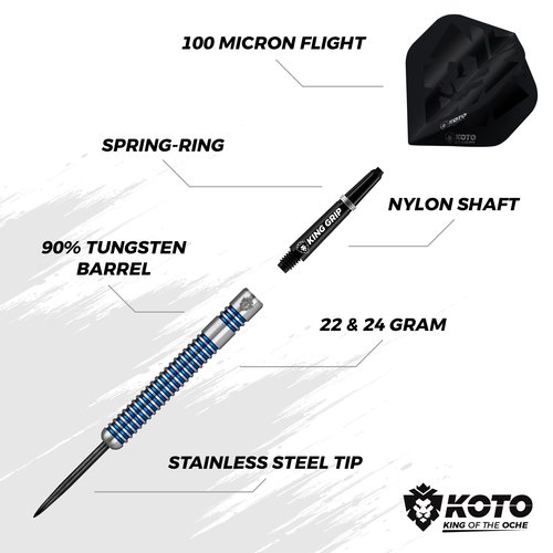 KOTO KOTO Sting Blue Electro 90% - Steeldarts