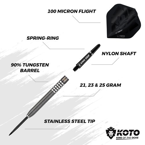 KOTO KOTO Zoom Black Electro 90% - Steeldarts