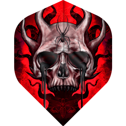 Designa Designa Horror Show - Horned Skull NO2 - Dart Flights