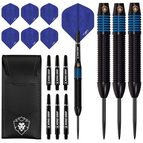 KOTO KOTO Kingprove Black & Blue Brass - Steeldarts