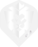 KOTO White Emblem NO2 - Dart Flights