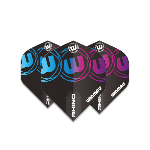 Winmau Winmau Rhino Extra Thick Logo Gradient Blue V2 - Dart Flights