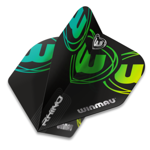 Winmau Winmau Rhino Extra Thick Logo Gradient Green V2 - Dart Flights