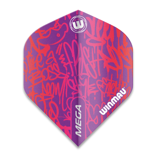 Winmau Winmau Mega Standard Graphic Pink - Dart Flights