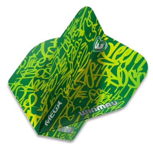 Winmau Winmau Mega Standard Graphic Green - Dart Flights