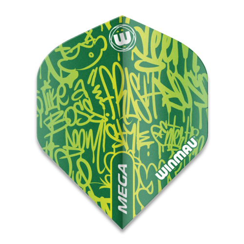 Winmau Winmau Mega Standard Graphic Green - Dart Flights