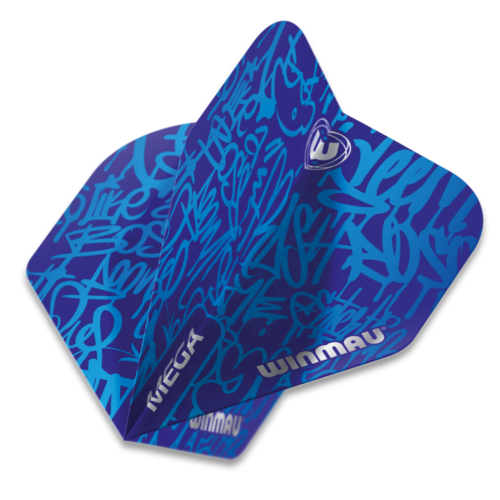 Winmau Winmau Mega Standard Graphic Blue - Dart Flights