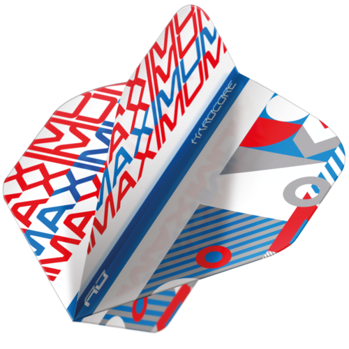 Red Dragon Red Dragon Josh Payne Hardcore Maximum White & Blue - Dart Flights